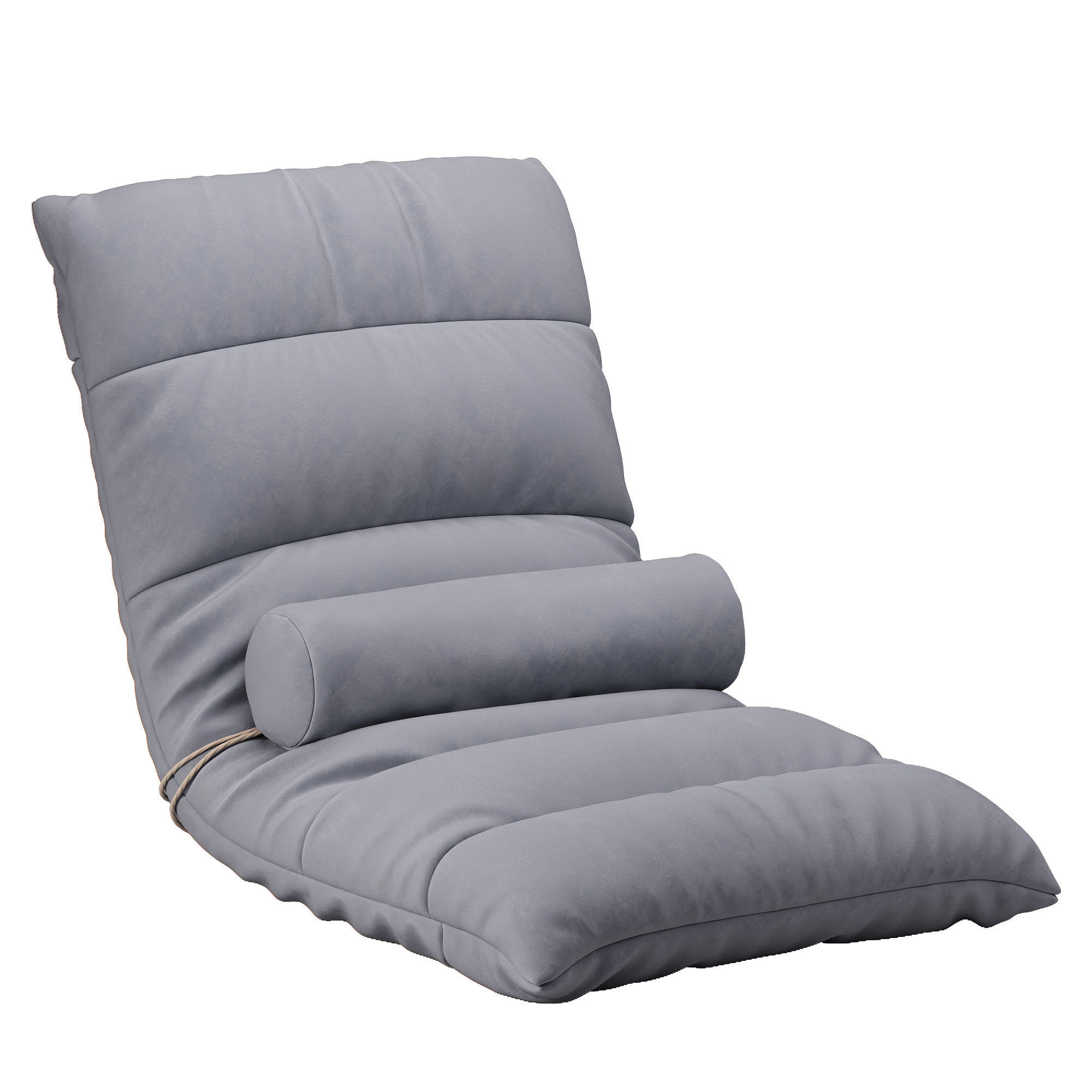  Foldable Lazy Tatami Armchair 3D model_2