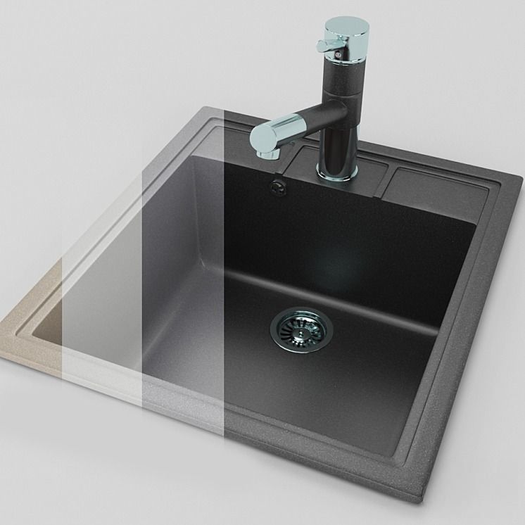 Kitchen Sink 3D model_1