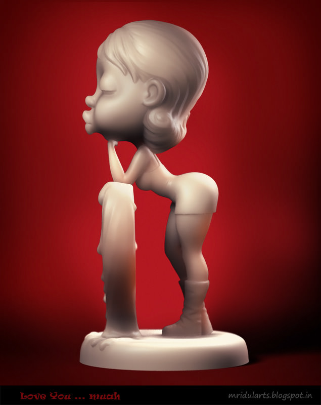 Love You Muah 3D print model_3