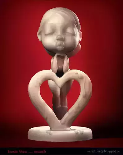 Love You Muah 3D print model
