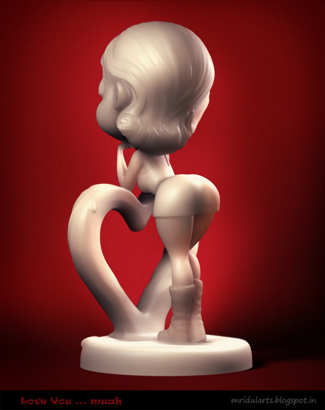 Love You Muah 3D print model_4