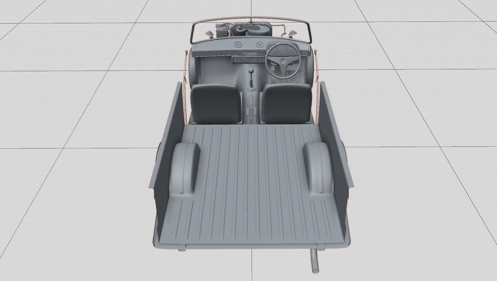 Escort Mk1 Panel Van 1970 3D model_24