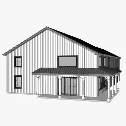 Barndominium House 021 -Archimple LLC