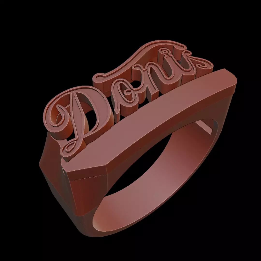 Anillo Nombre Doris 3D print model