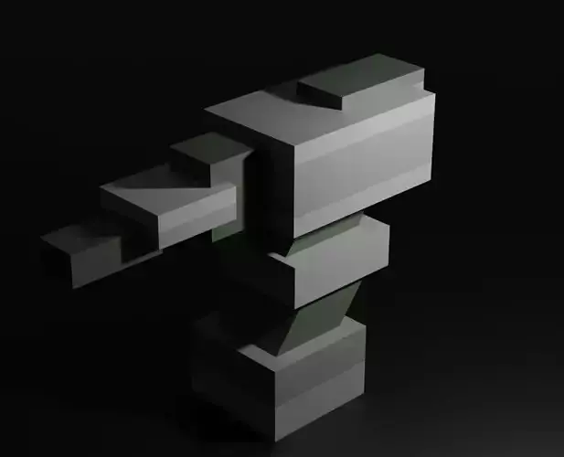 Simple low-poly Turret