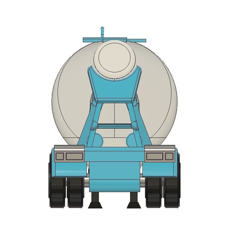 Cement Silo bulker business card holder  3D print model_6