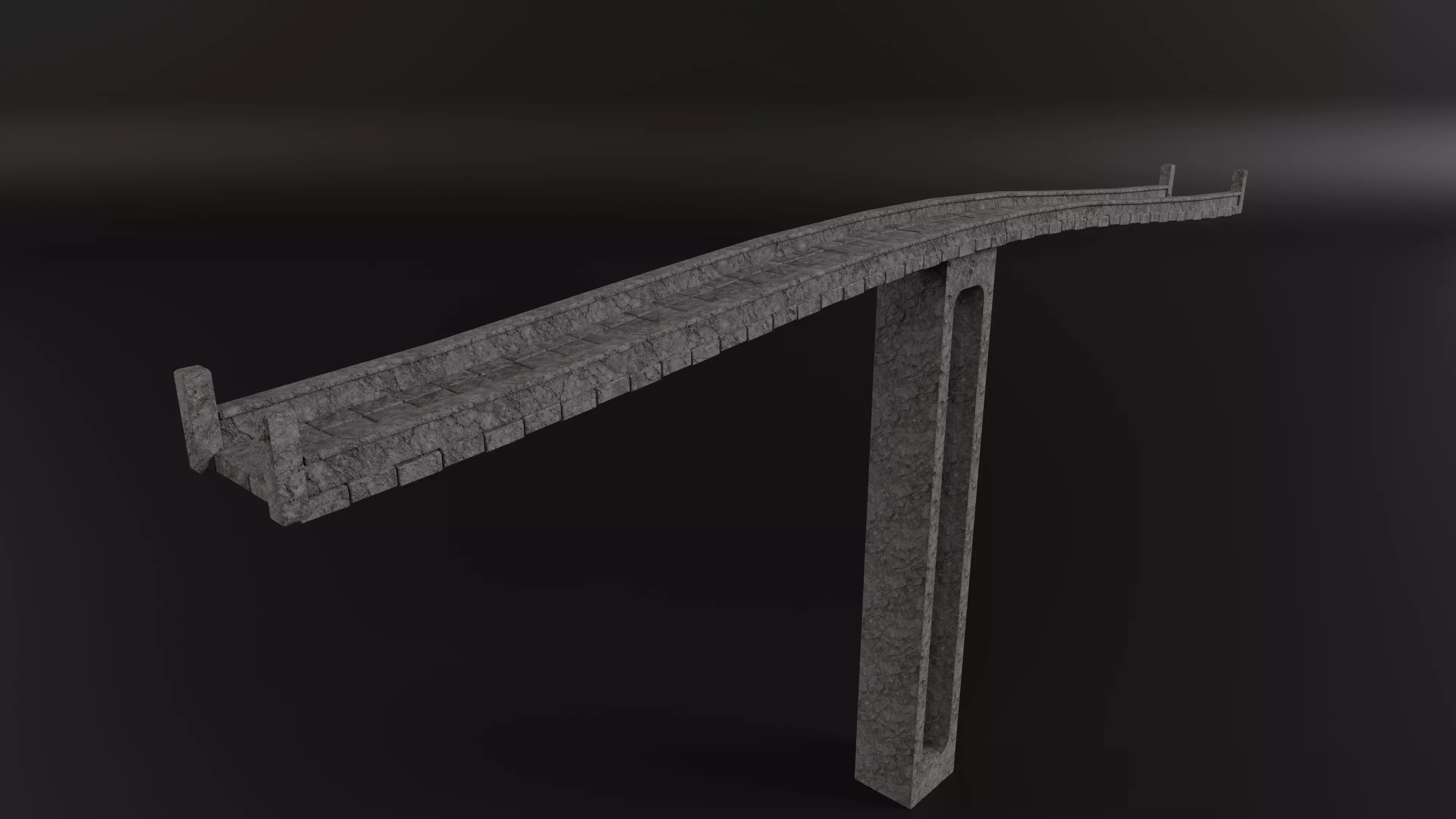 Stone Bridge Free 3D model_0