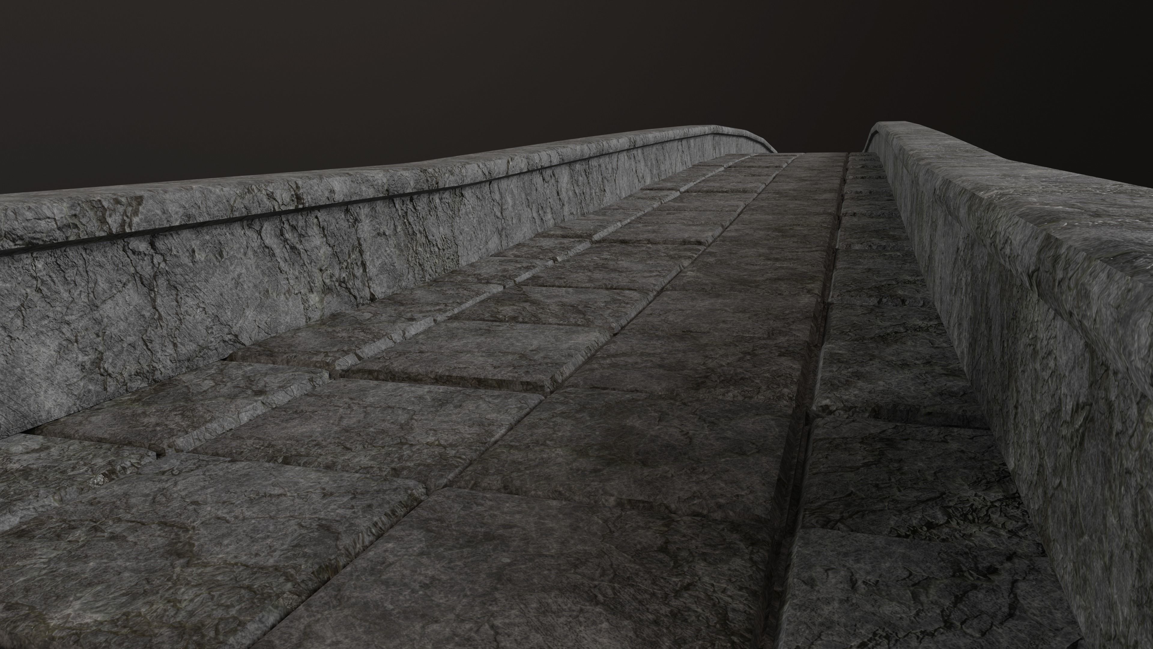 Stone Bridge Free 3D model_2