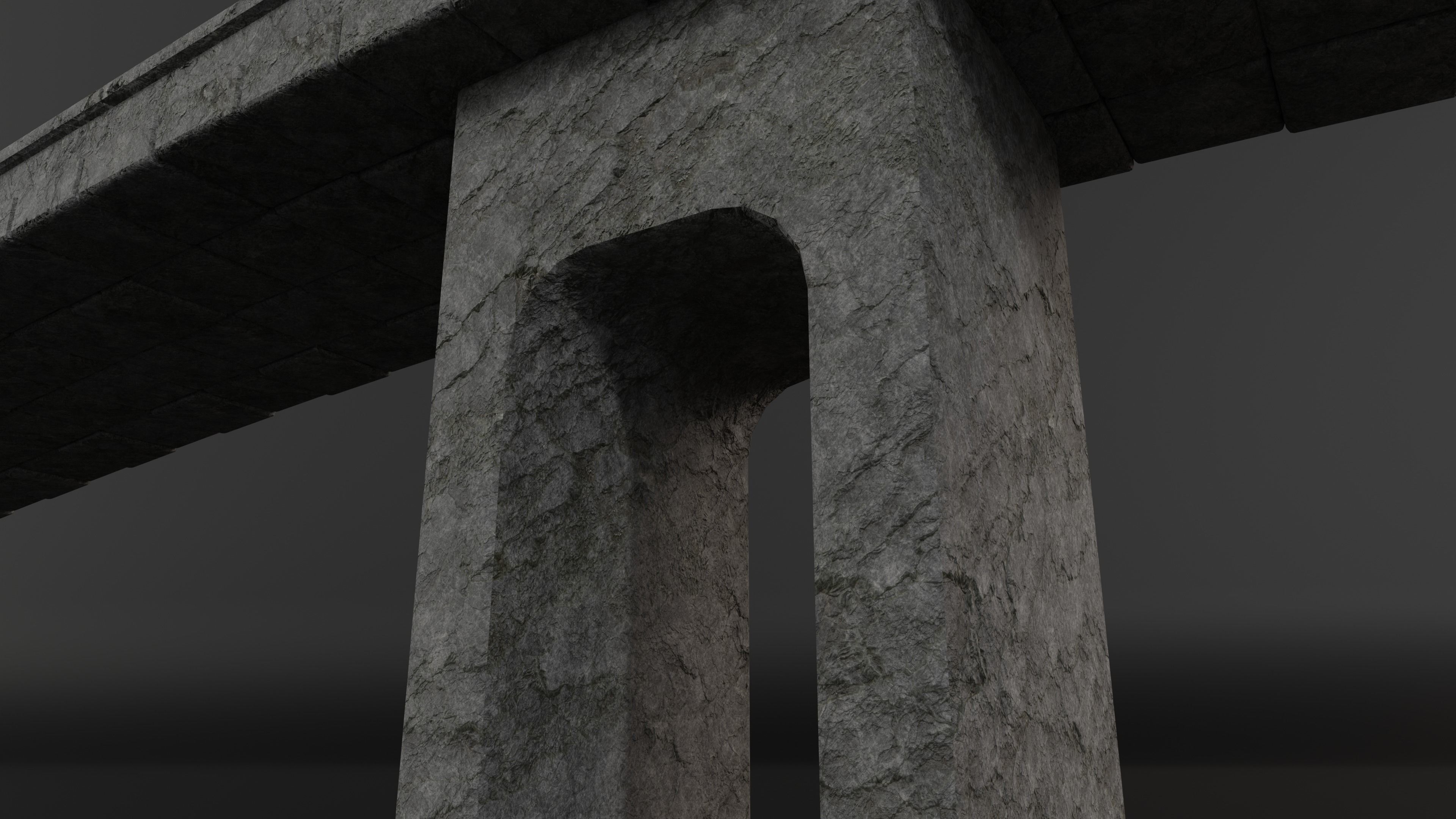 Stone Bridge Free 3D model_4