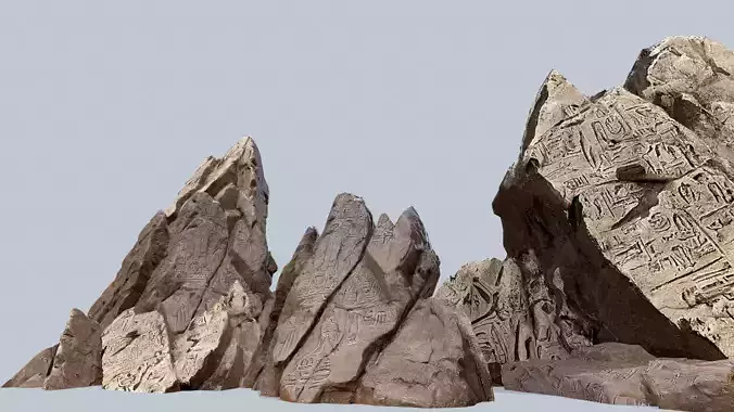 Egyptian desert rocks