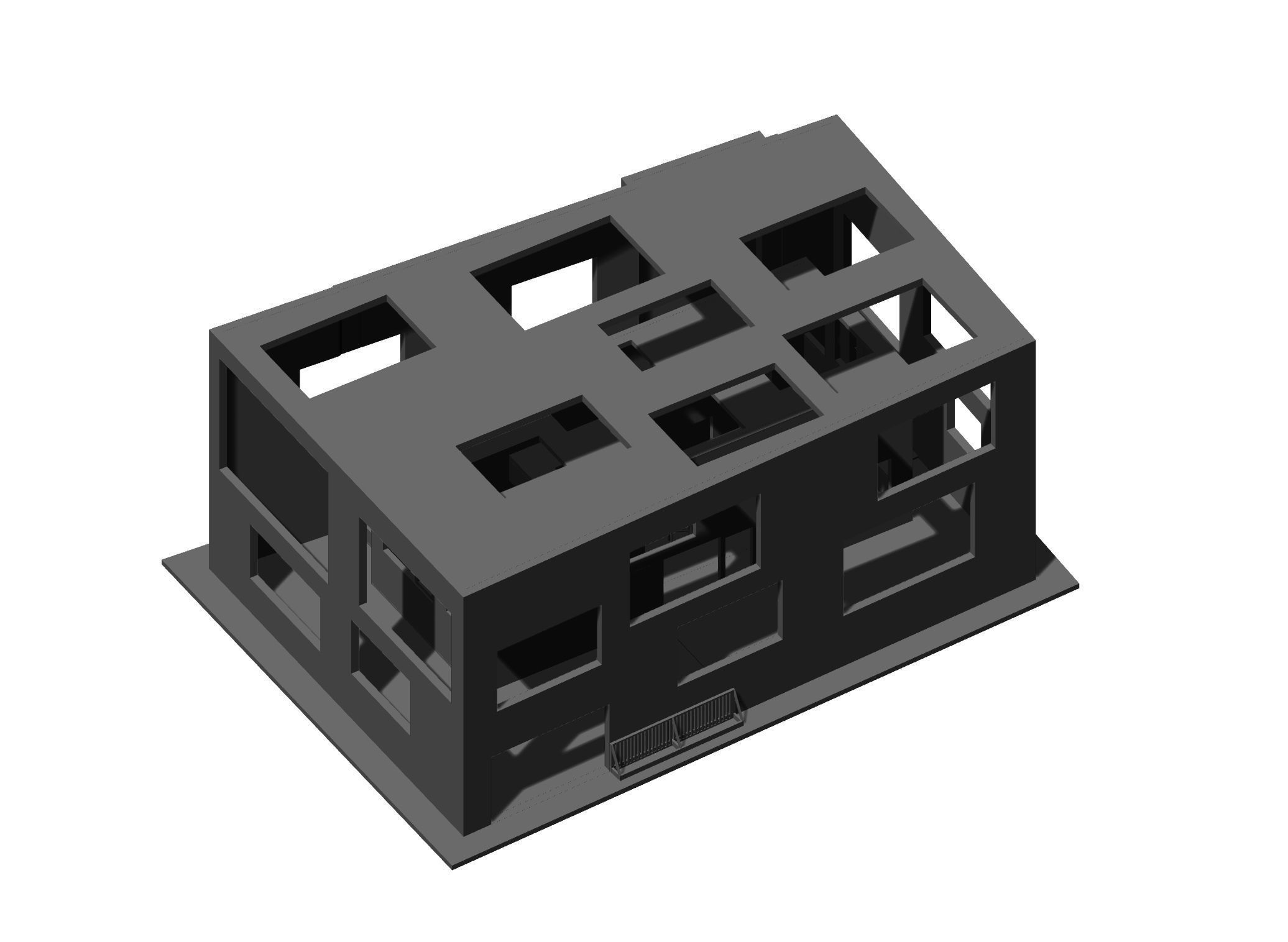 House N Sou Fujimoto 3D model_1