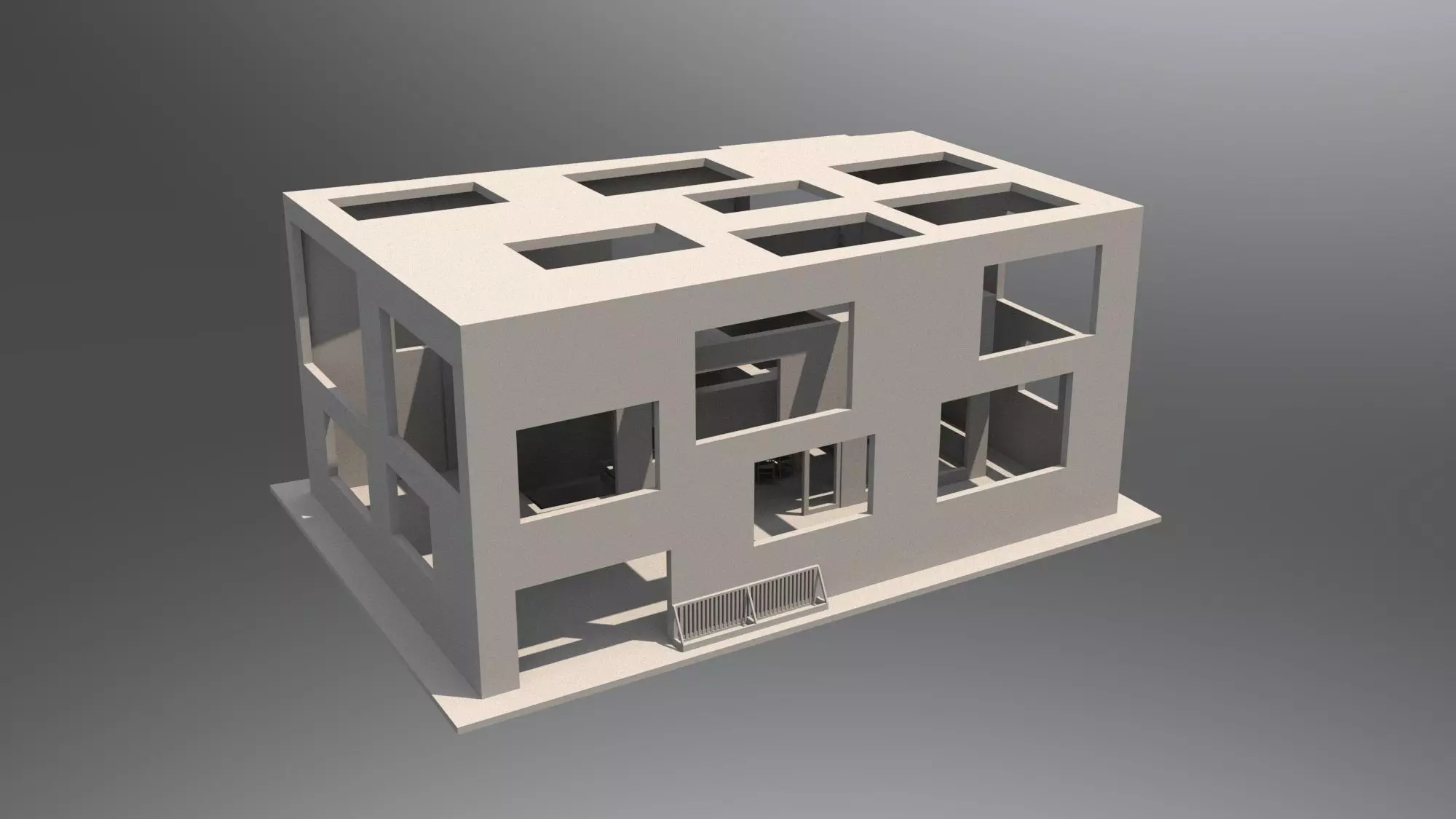 House N Sou Fujimoto 3D model_0