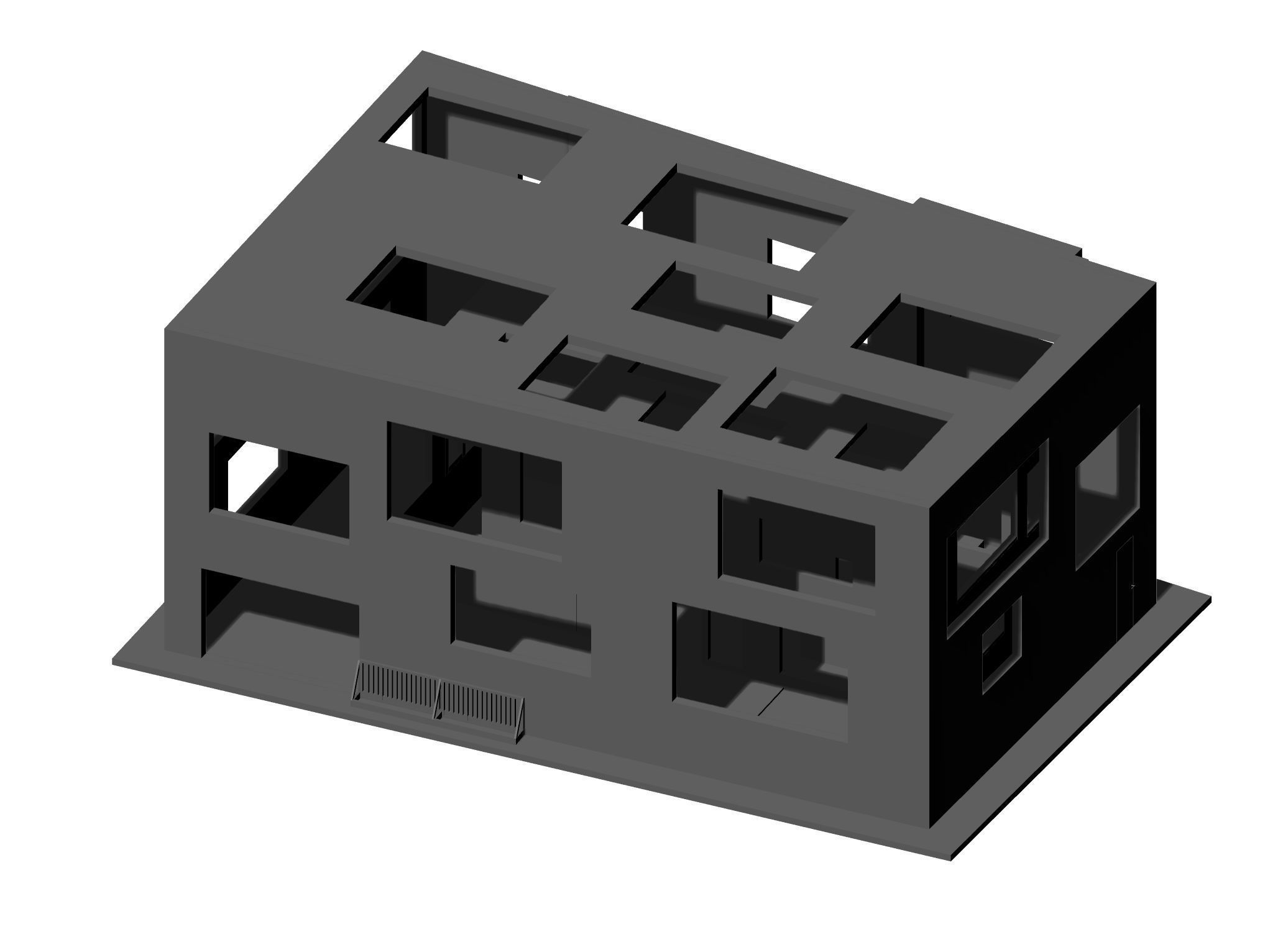 House N Sou Fujimoto 3D model_2