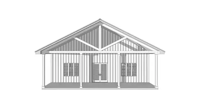 Barndominium House 018 -Archimple LLC