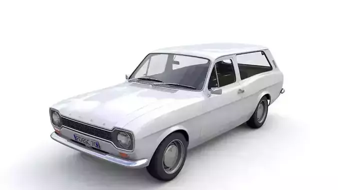 Escort Mk1 Estate 1971 3D model