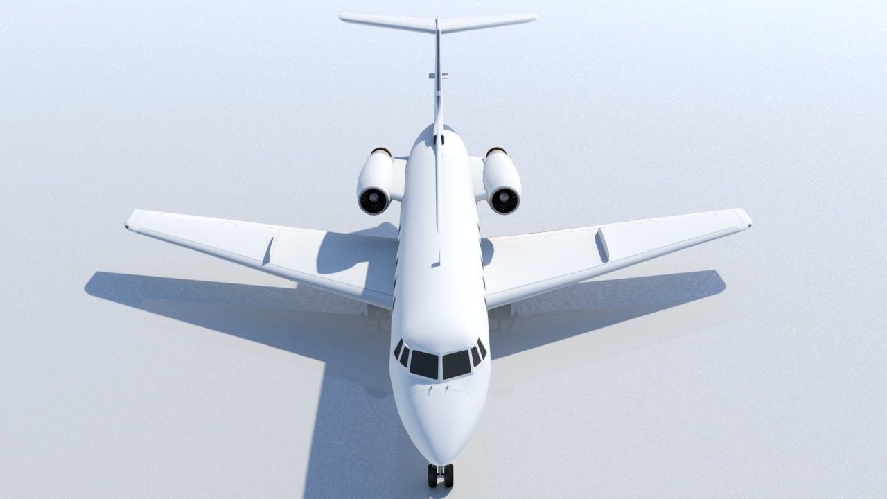 Grumman G1159 GII Static Low-poly 3D model_7