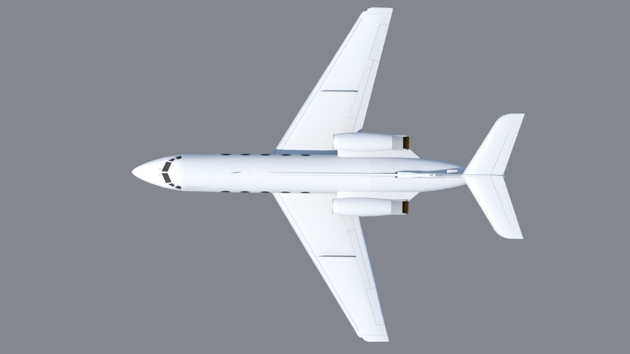 Grumman G1159 GII Static Low-poly 3D model_10