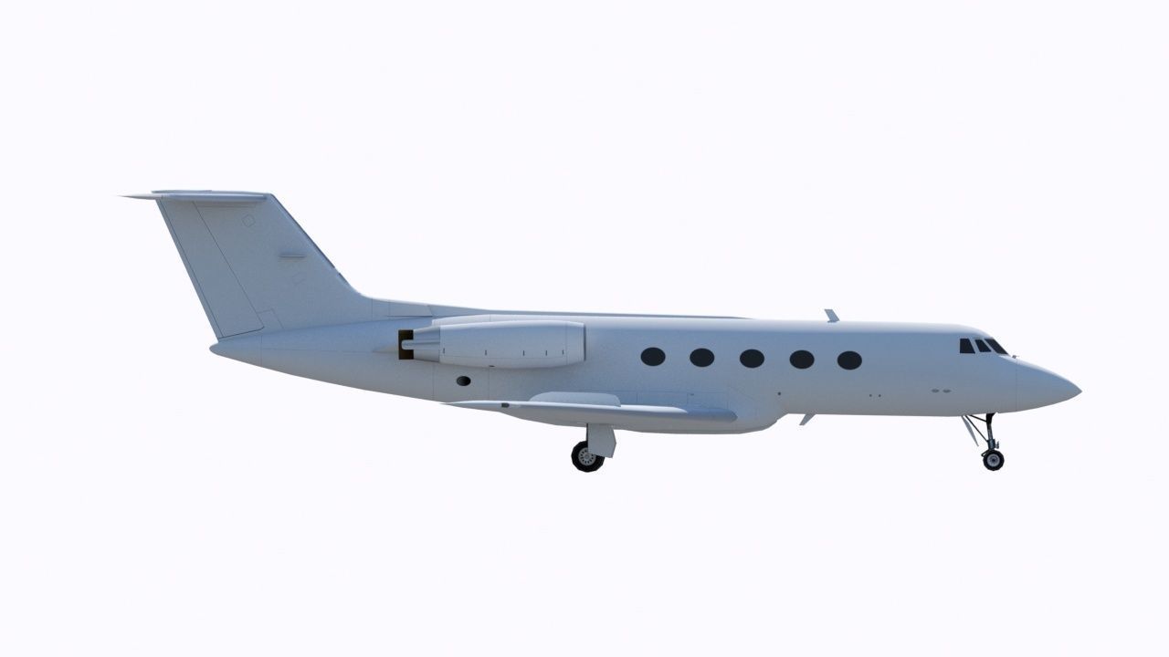 Grumman G1159 GII Static Low-poly 3D model_13