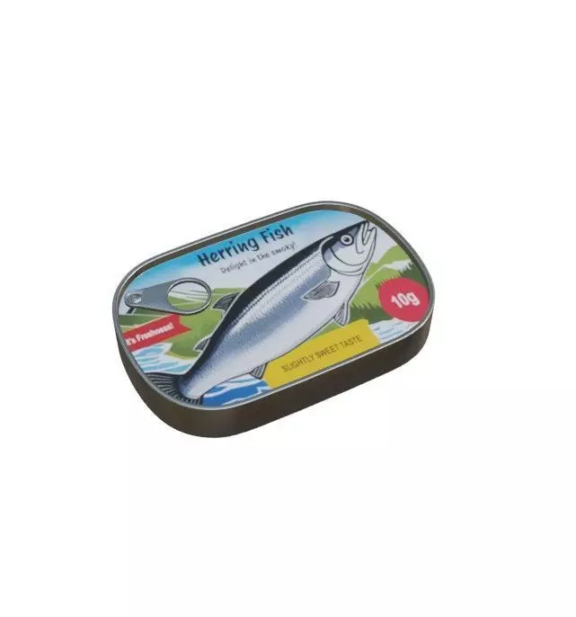 Smoked fish and seafood Smoked Herring Low-poly 3D model