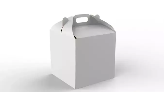 Gable Packaging Box Carrying Handle 200x200x200mm