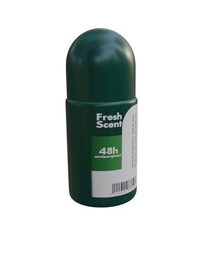 Roll-on and stick deodorants  Low-poly 3D model