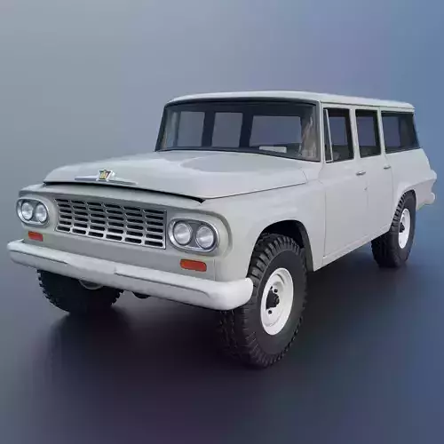 International Travelall 4x4 1962 3D print model