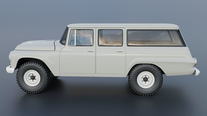 International Travelall 4x4 1962 3D print model 4