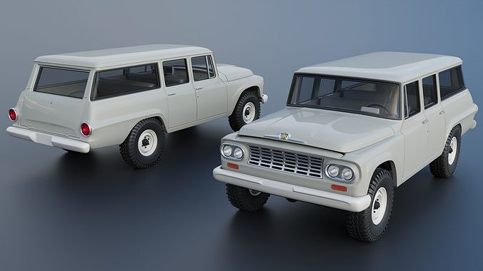 International Travelall 4x4 1962 3D print model 2