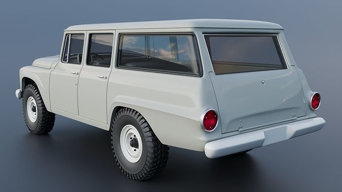 International Travelall 4x4 1962 3D print model 5