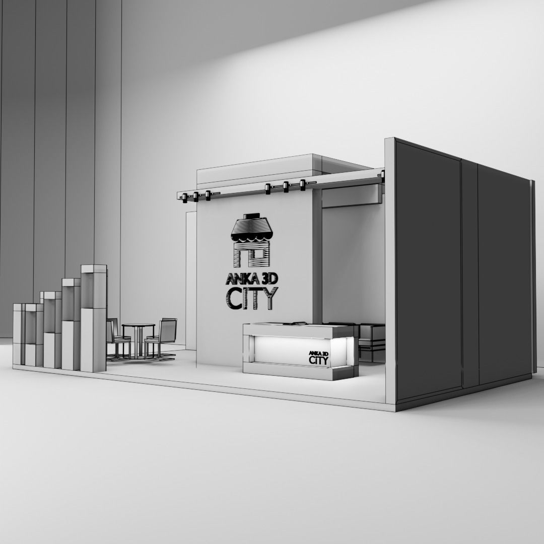 exhibition pastel 3D model_11