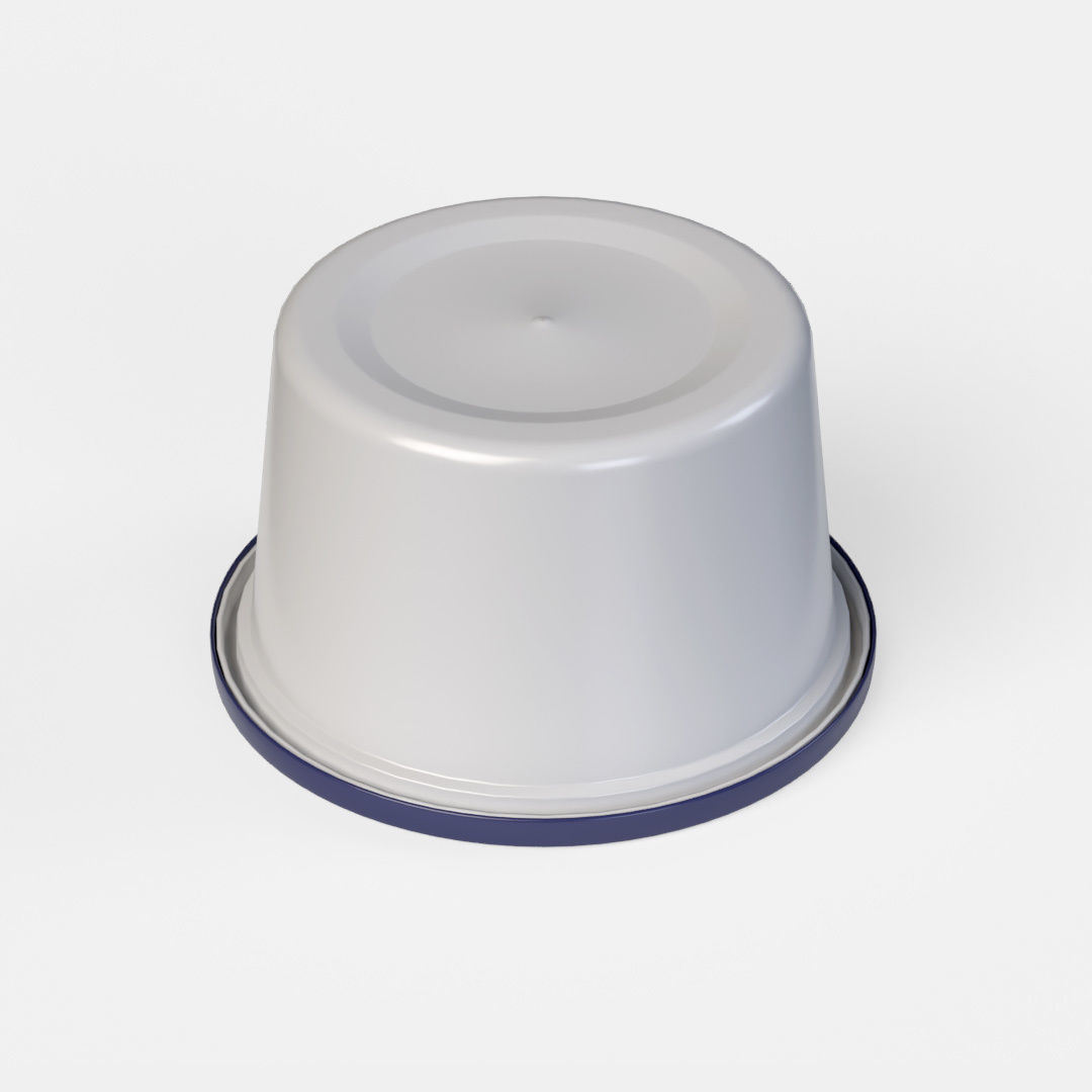 8 oz Yogurt Sour Cream French Onion Dip Container with Lid 3D model_4