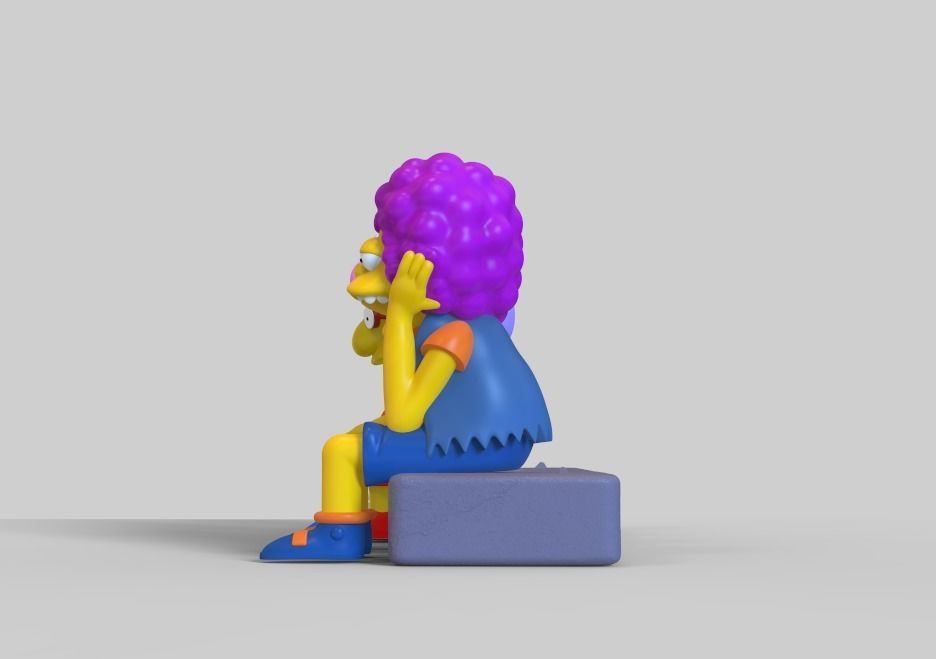 THE SIMPSONS-MILHOUSE WITH A WIG-PARTS AND COMPLETE 3D print model_21