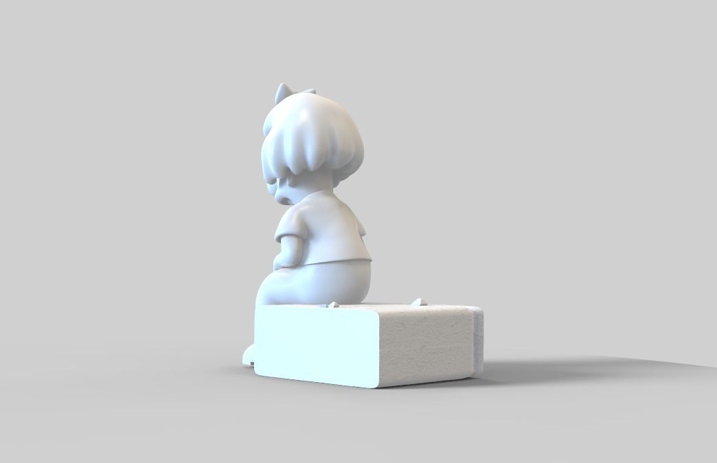 THE SIMPSONS-MILHOUSE WITH A WIG-PARTS AND COMPLETE 3D print model_12