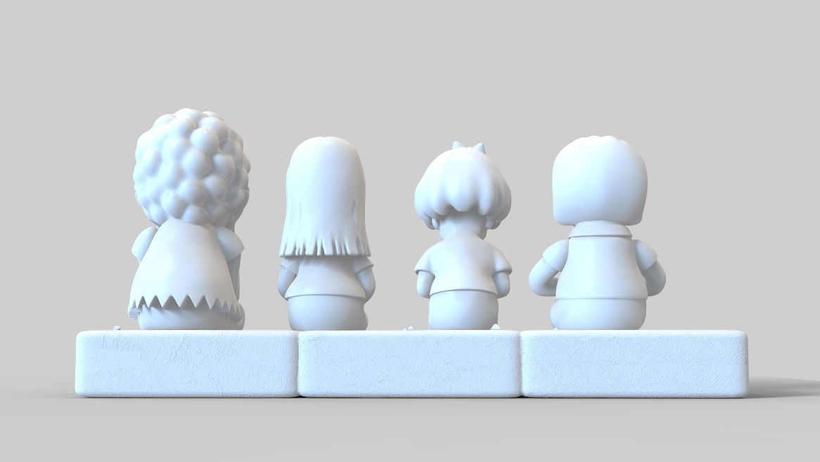 THE SIMPSONS-MILHOUSE WITH A WIG-PARTS AND COMPLETE 3D print model_27