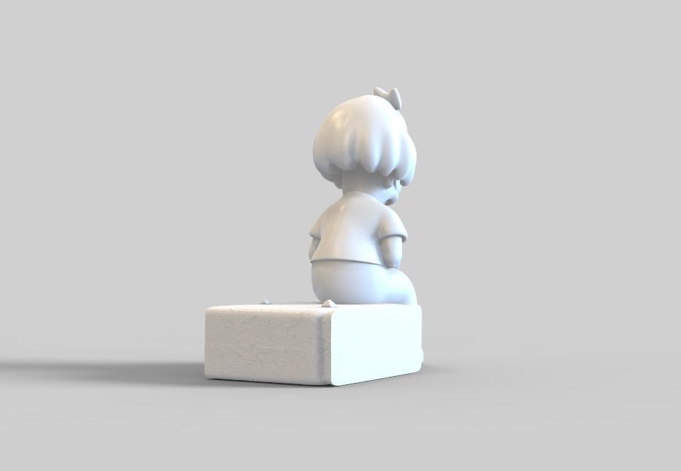 THE SIMPSONS-MILHOUSE WITH A WIG-PARTS AND COMPLETE 3D print model_10