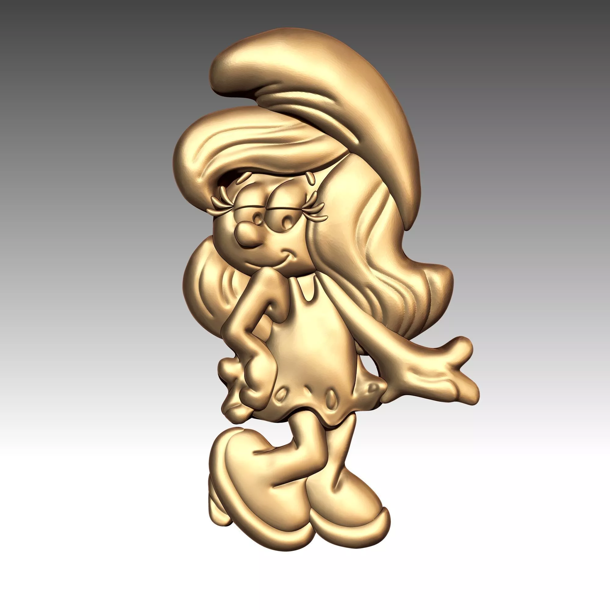 Pitufina 3D print model