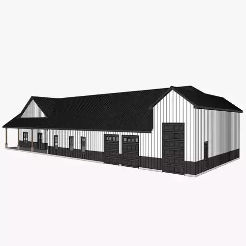 Barndominium House 079 -Archimple LLC