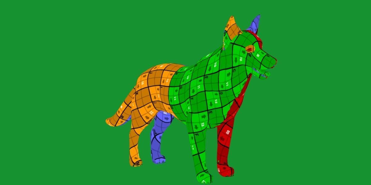 Lapponian Herder Dog Breed Low-poly 3D model_15