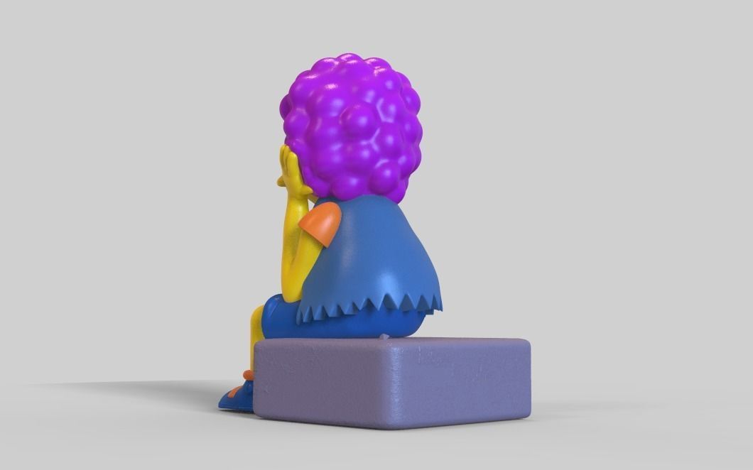 THE SIMPSONS-NELSON WITH A WIG-PARTS AND COMPLETE 3D print model_6