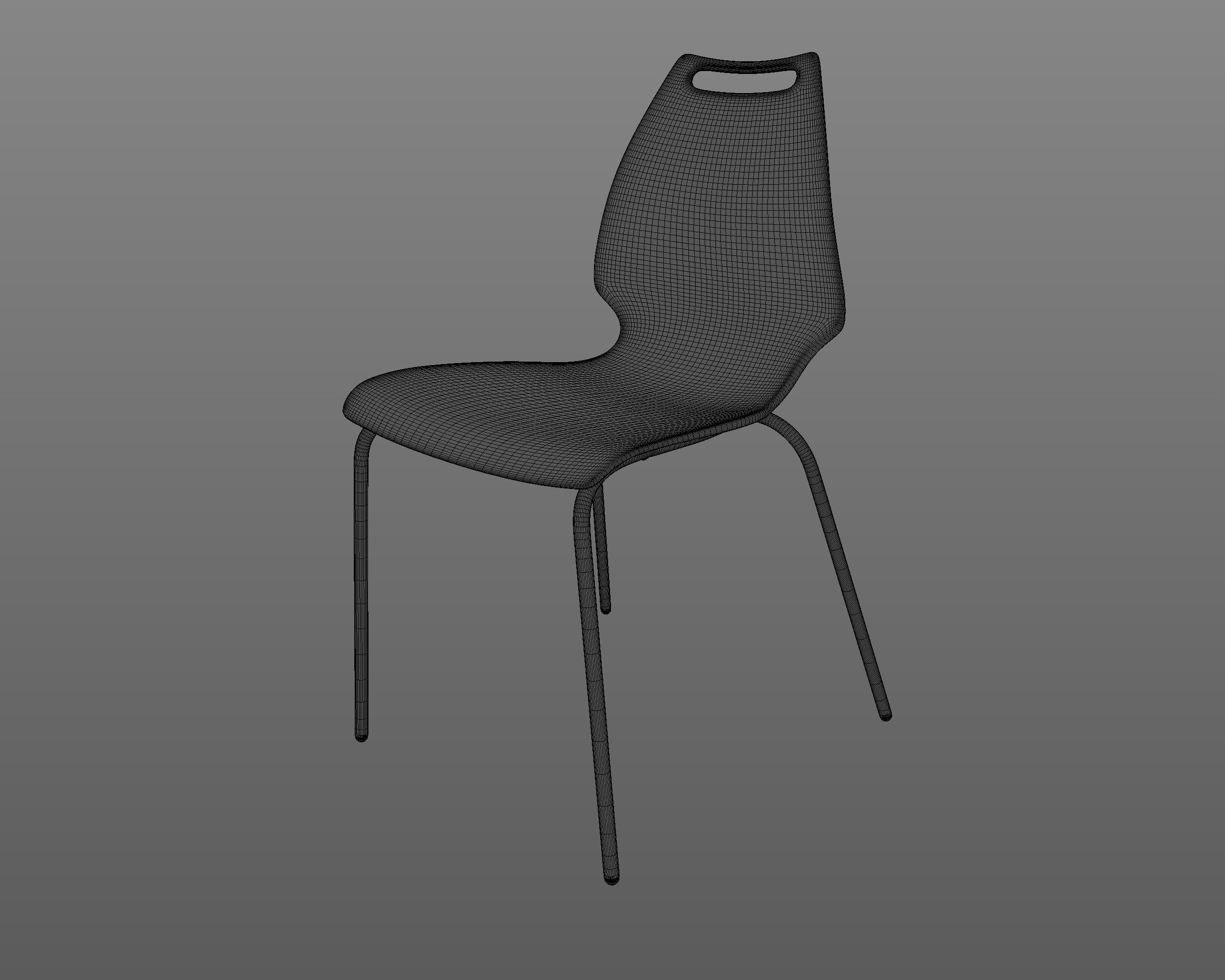 Designer Chair 3D model_5