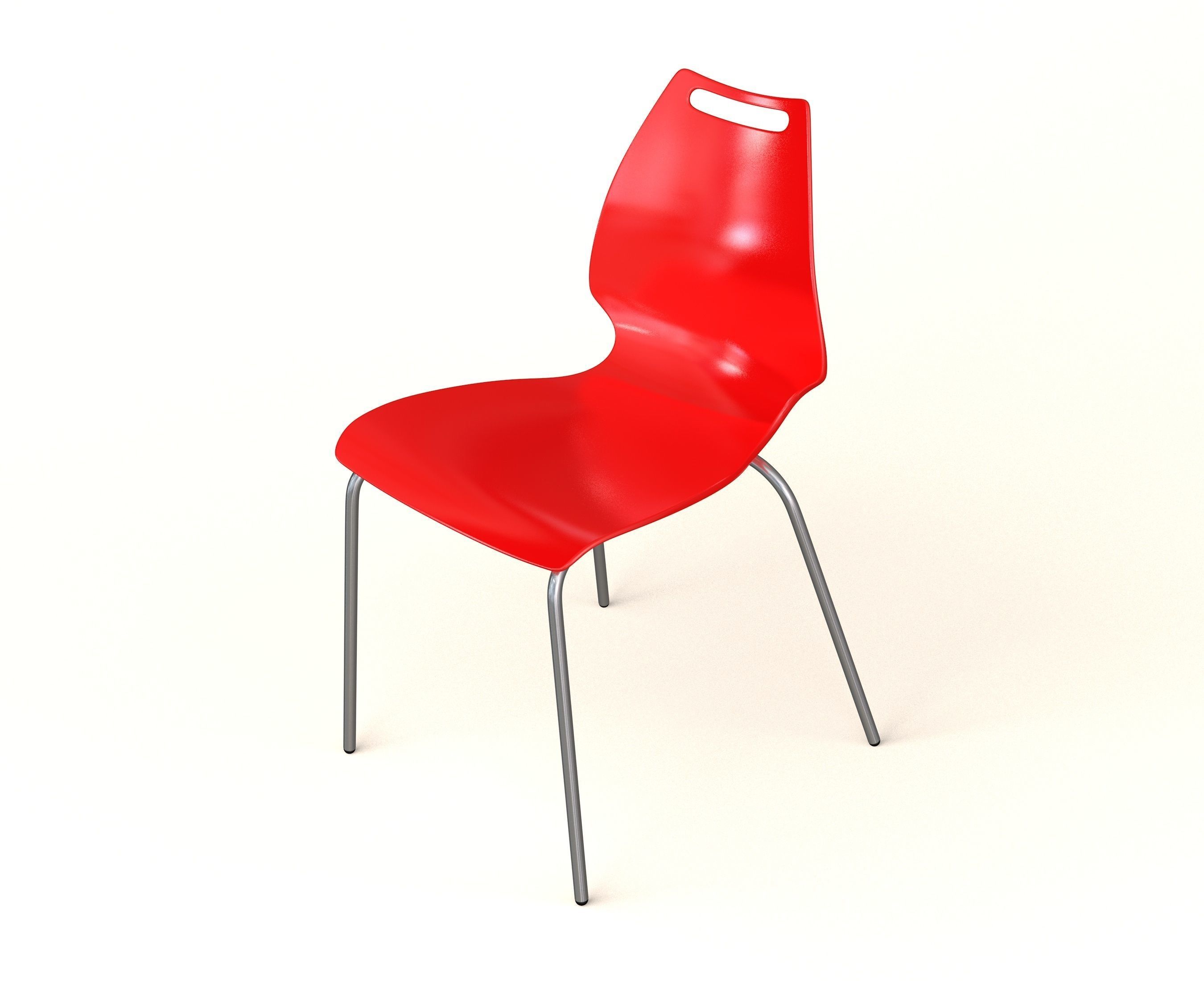 Designer Chair 3D model_2