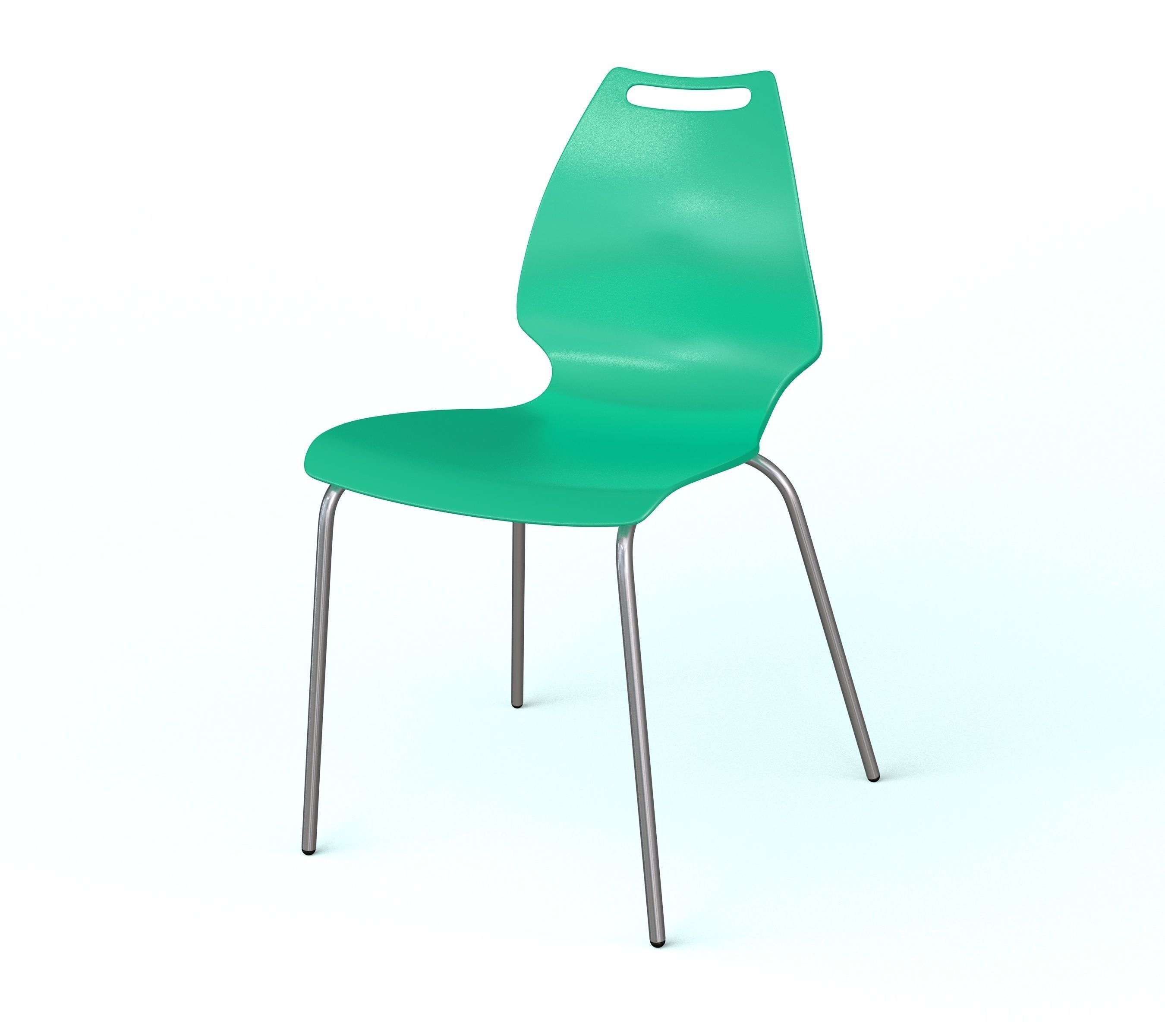 Designer Chair 3D model_3