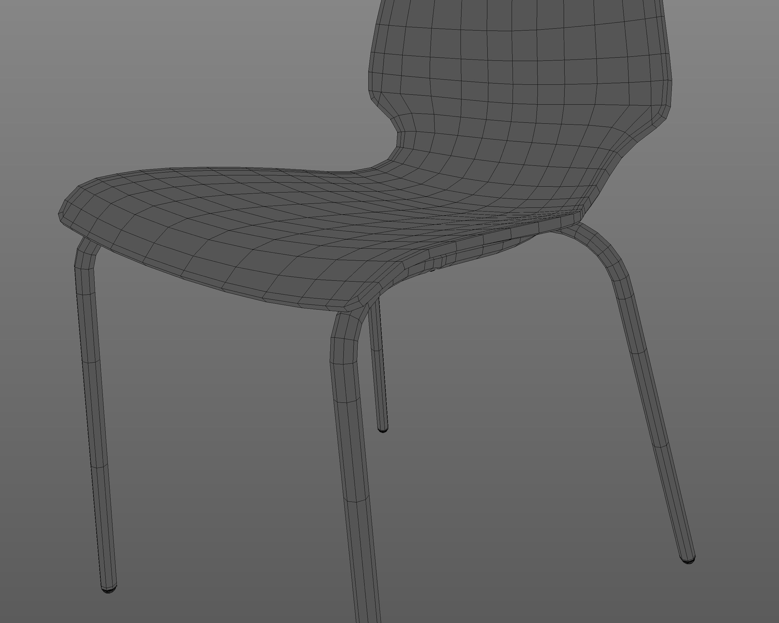 Designer Chair 3D model_6