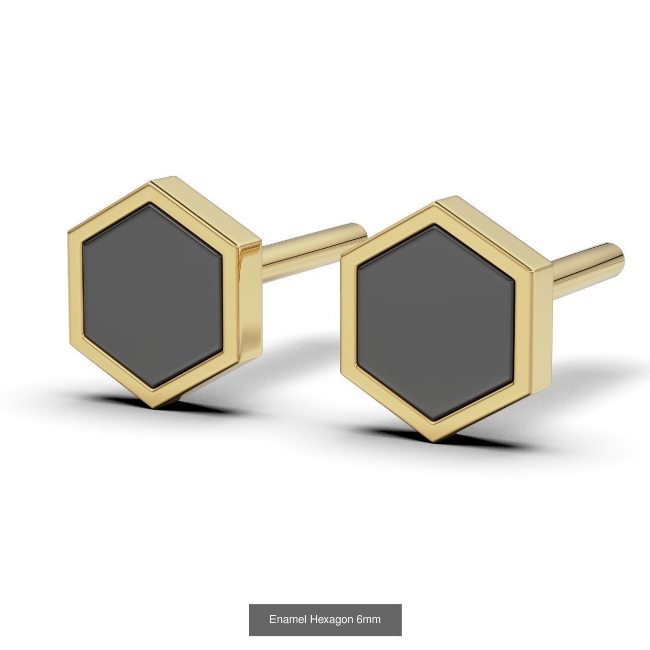 16 Enamel Earring 3D Model Collection_8