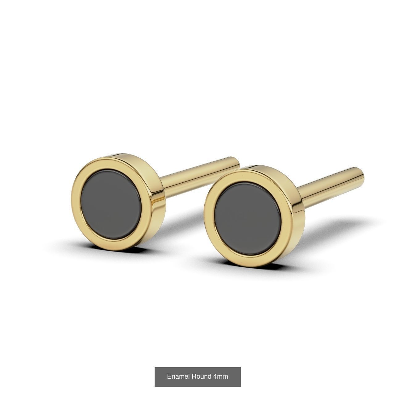 16 Enamel Earring 3D Model Collection_10