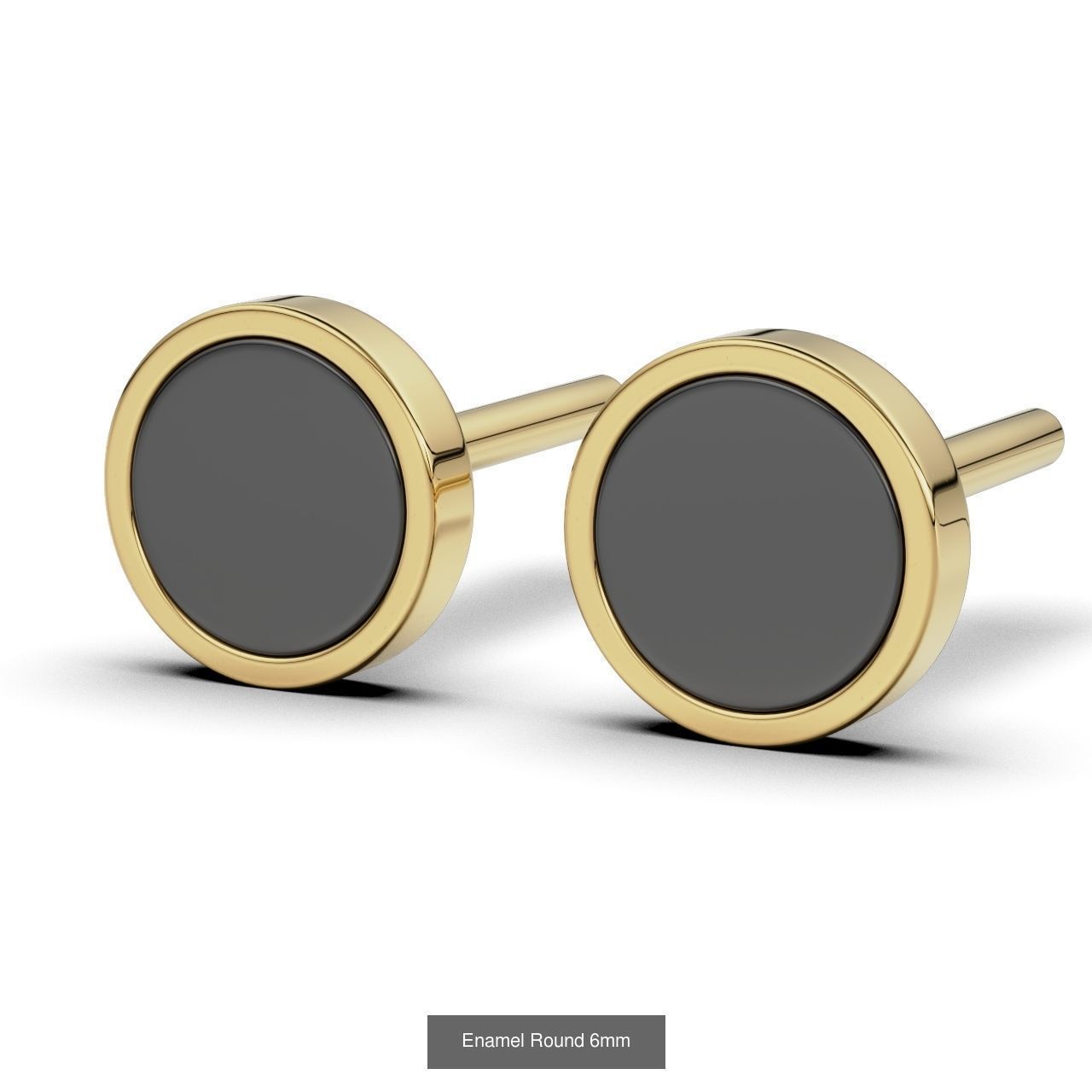 16 Enamel Earring 3D Model Collection_12