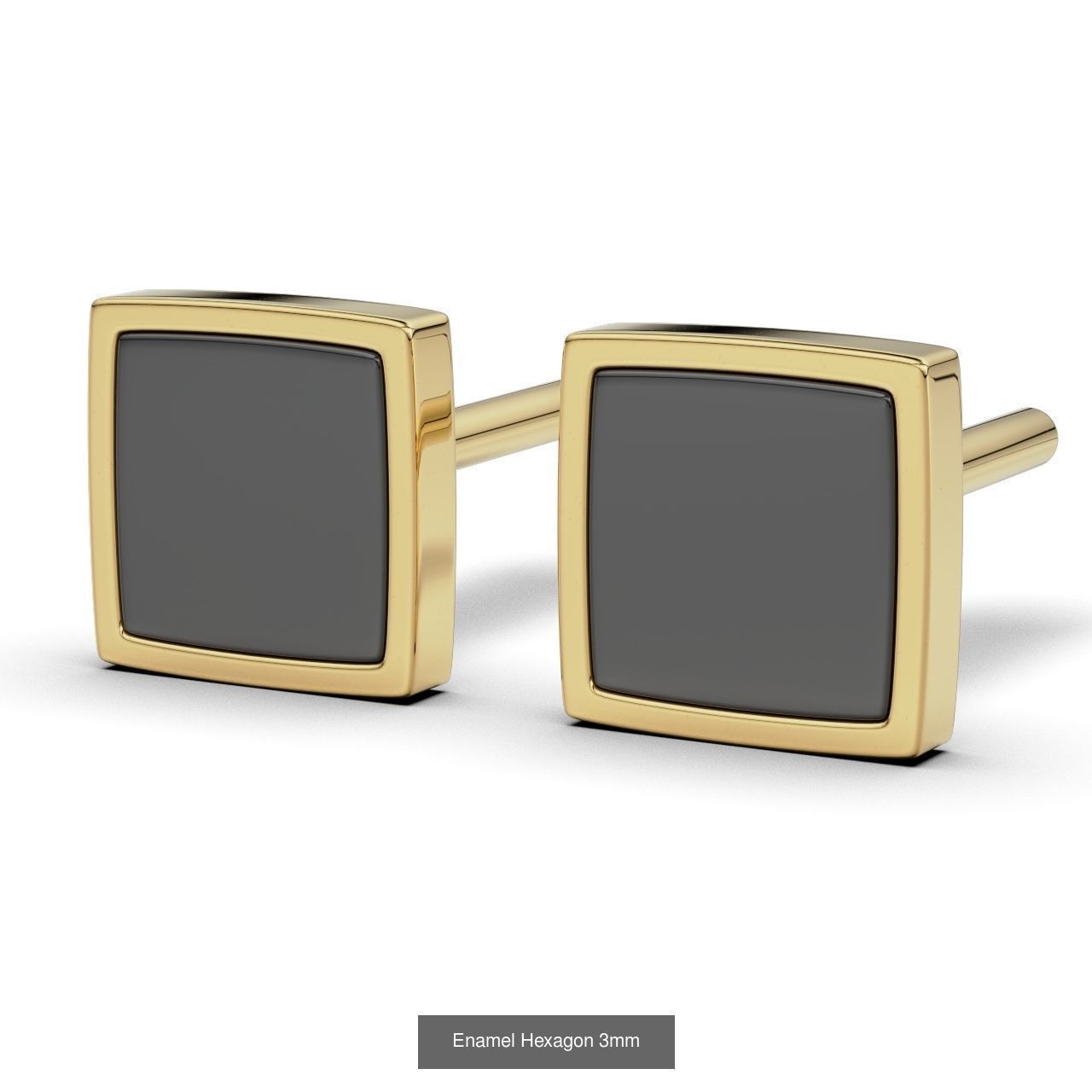 16 Enamel Earring 3D Model Collection_4