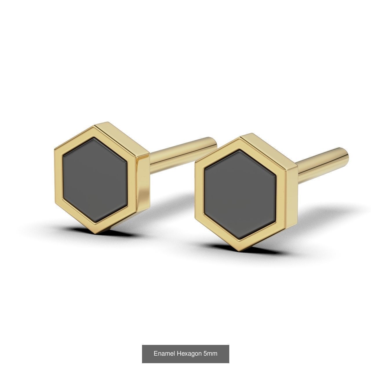 16 Enamel Earring 3D Model Collection_7