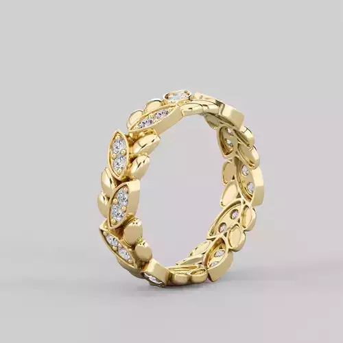 Beautiful women ring with round stones
