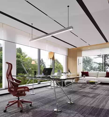 Modern Office Design 3D Model  3D model